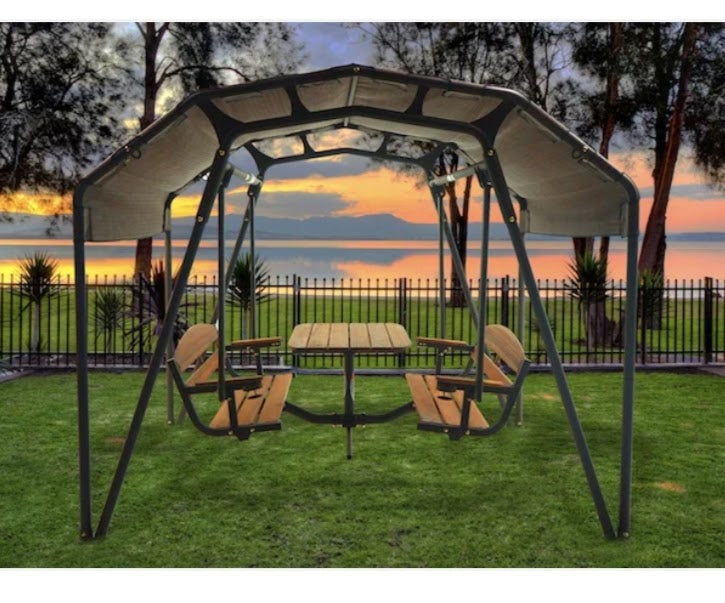 460GN - Shaded Picnic Table Swing